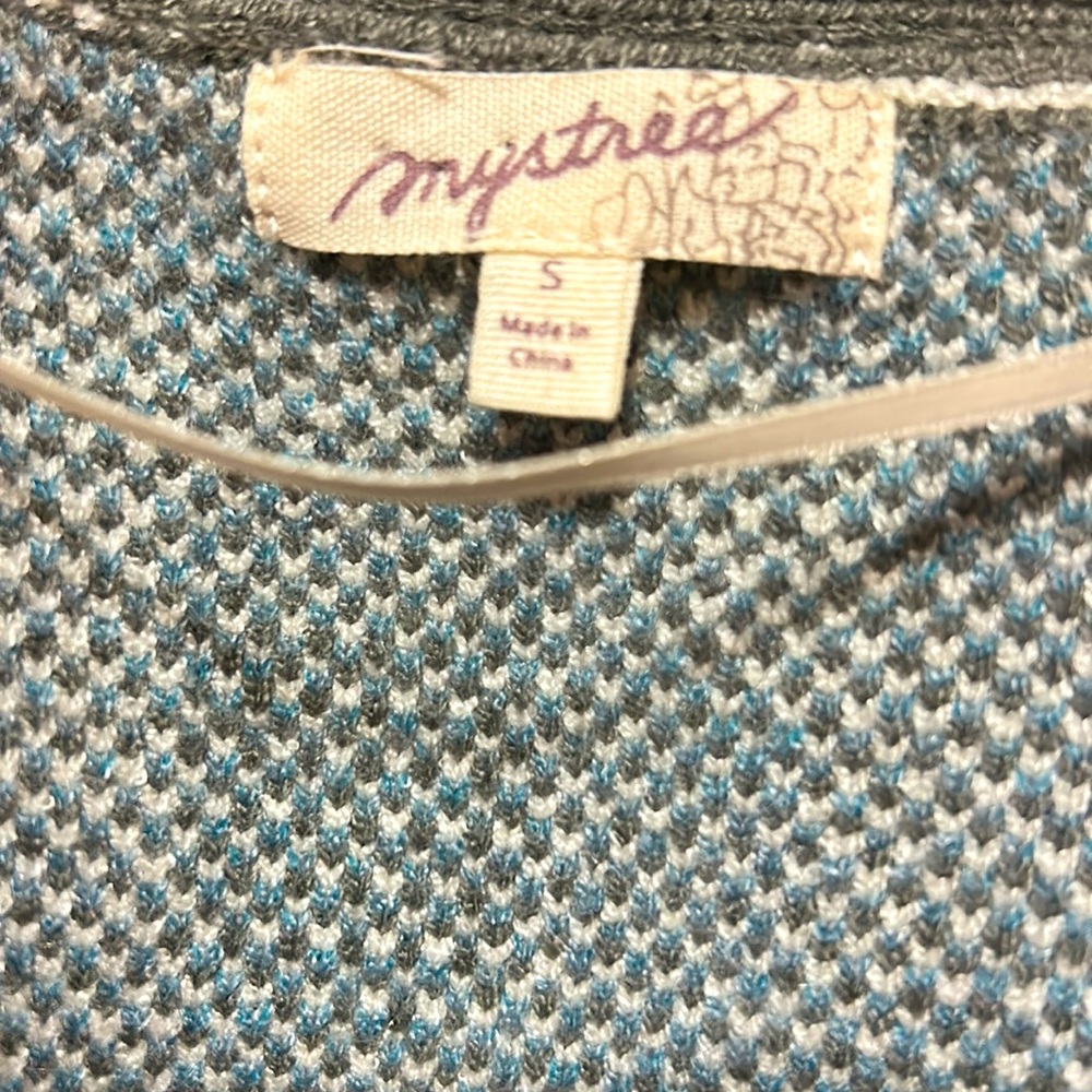 Mystree Leopard Print Cardigan Button-Up Cream, G… - image 4